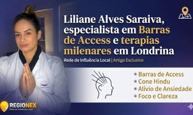 Liliane Alves Saraiva explica como técnicas milenares combatem a exaustão emocional em Londrina